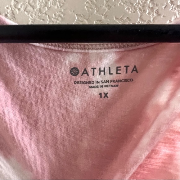 Athleta Organic Daily Tie Dye Printed Tank Size 1X NWT - Picture 3 of 7